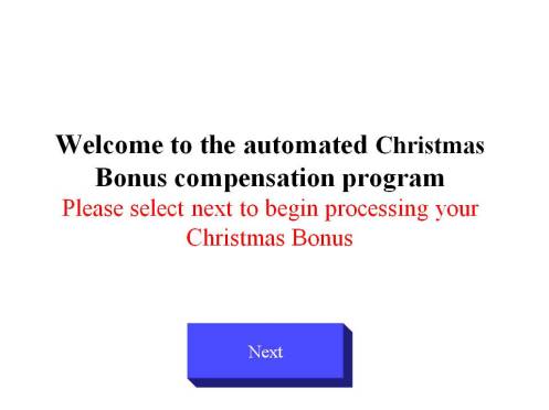 Christmas Bonus